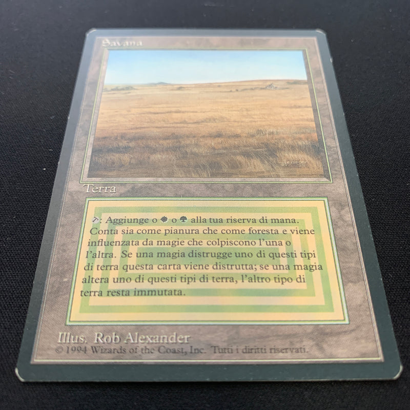 Magic the Gathering Savannah - Foreign Black Bordered - Italian 