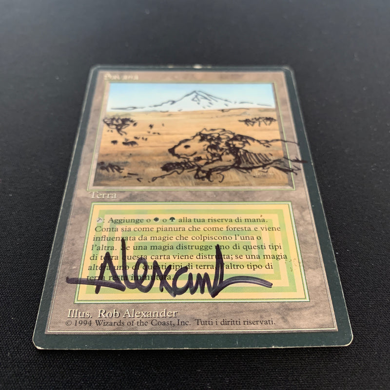 Magic the Gathering Savannah - Foreign Black Bordered - Italian 