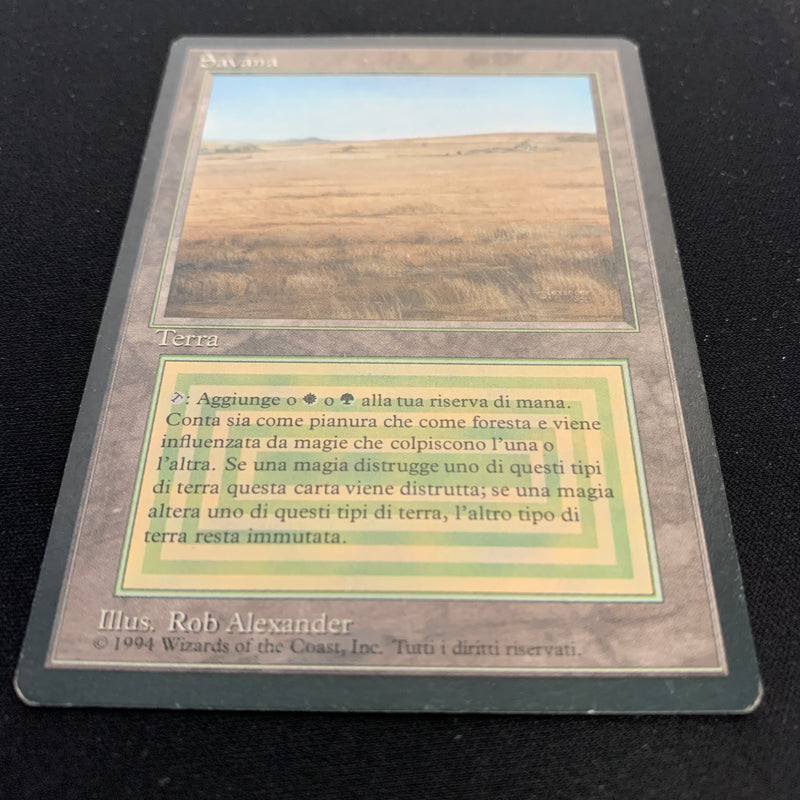 Magic the Gathering Savannah - Foreign Black Bordered - Italian 