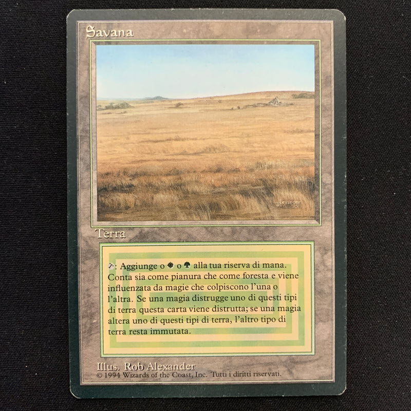 Magic the Gathering Savannah - Foreign Black Bordered - Italian 