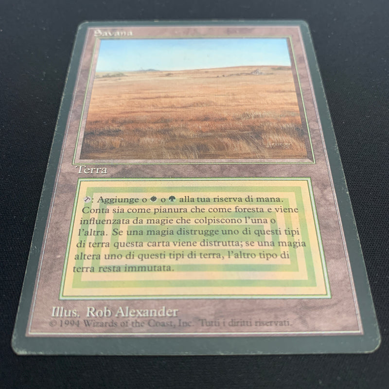 Magic the Gathering Savannah - Foreign Black Bordered - Italian 