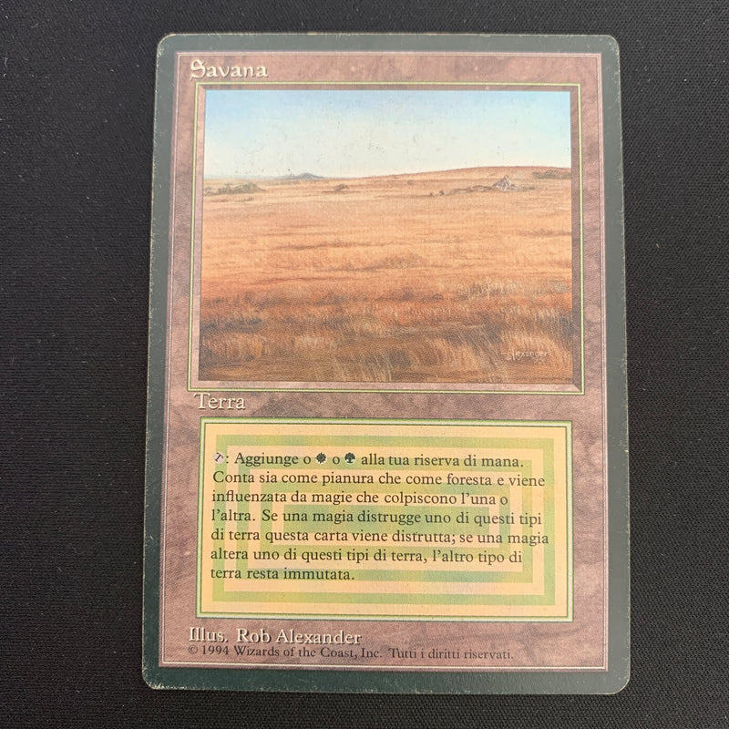 Magic the Gathering Savannah - Foreign Black Bordered - Italian 