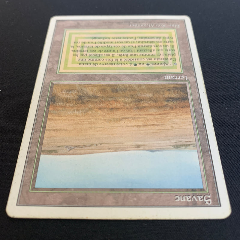 Magic the Gathering Savannah - Foreign White Bordered - French 