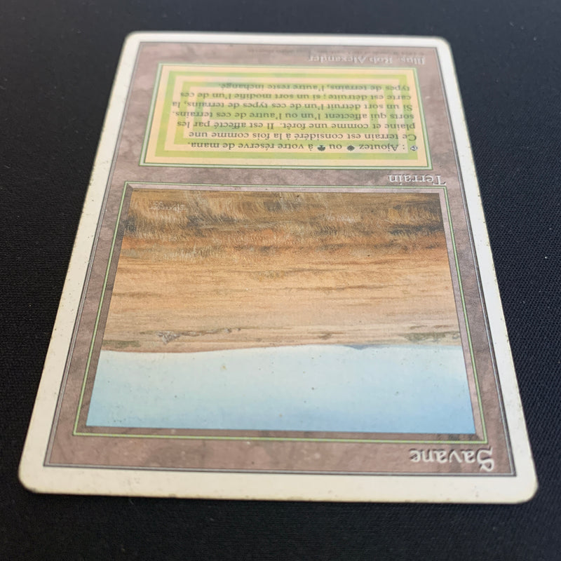 Magic the Gathering Savannah - Foreign White Bordered - French 