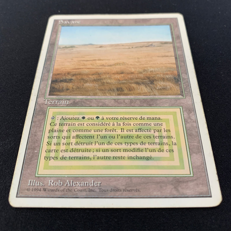 Magic the Gathering Savannah - Foreign White Bordered - French 