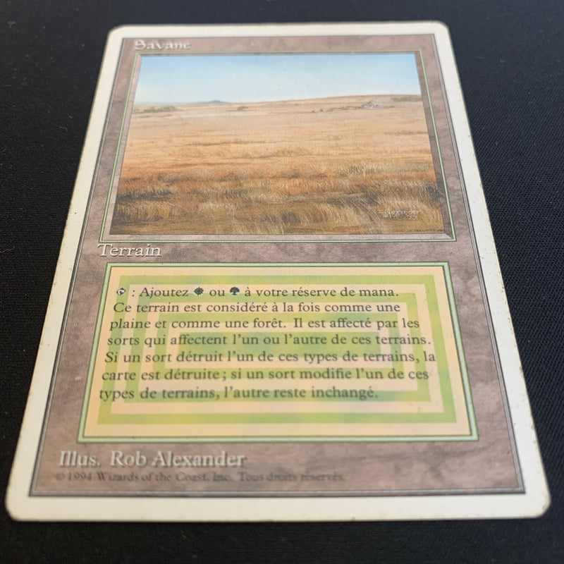 Magic the Gathering Savannah - Foreign White Bordered - French 