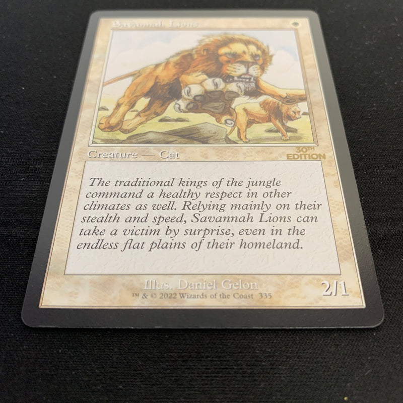 Magic the Gathering Savannah Lions (Retro Frame) - 30th Anniversary Edition 