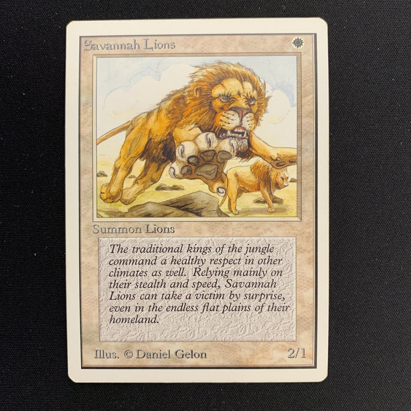 Magic the Gathering Savannah Lions - Unlimited 