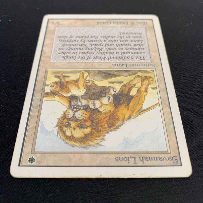 Magic the Gathering Savannah Lions - Unlimited 