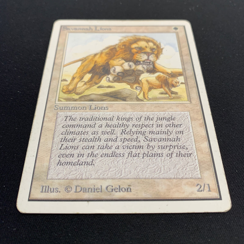 Magic the Gathering Savannah Lions - Unlimited 