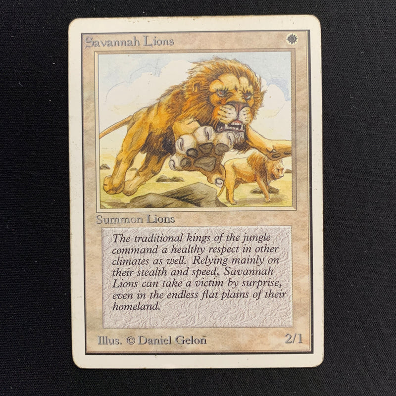 Magic the Gathering Savannah Lions - Unlimited 