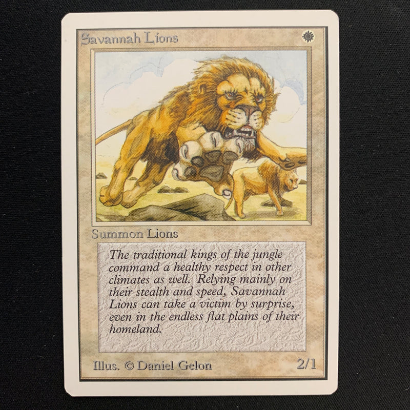 Magic the Gathering Savannah Lions - Unlimited 