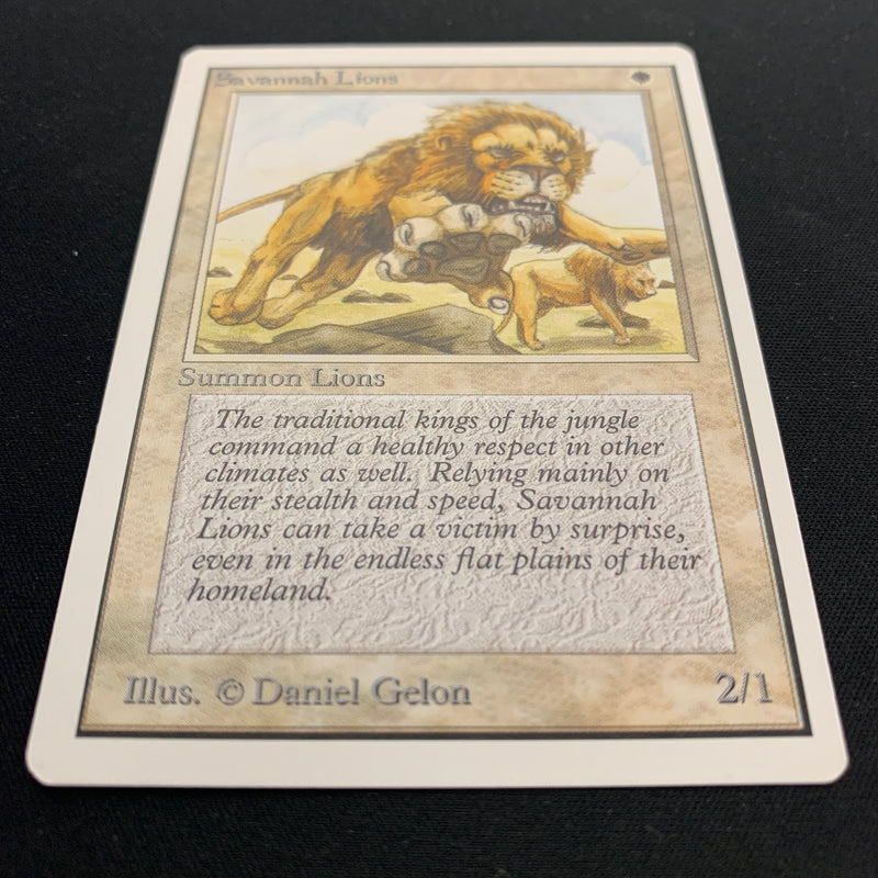 Magic the Gathering Savannah Lions - Unlimited 