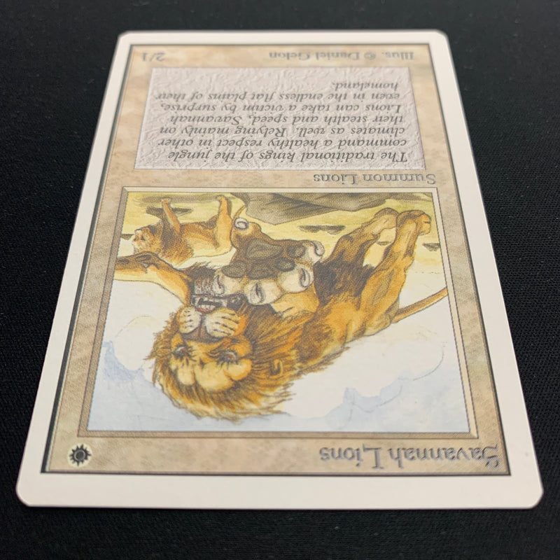 Magic the Gathering Savannah Lions - Unlimited 