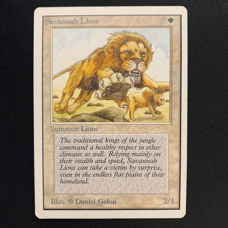 Magic the Gathering Savannah Lions - Unlimited 