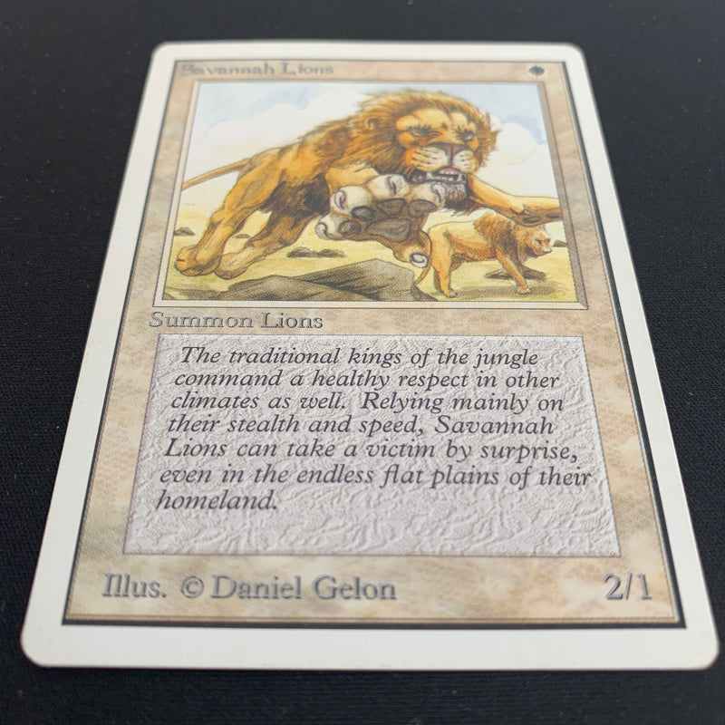 Magic the Gathering Savannah Lions - Unlimited 