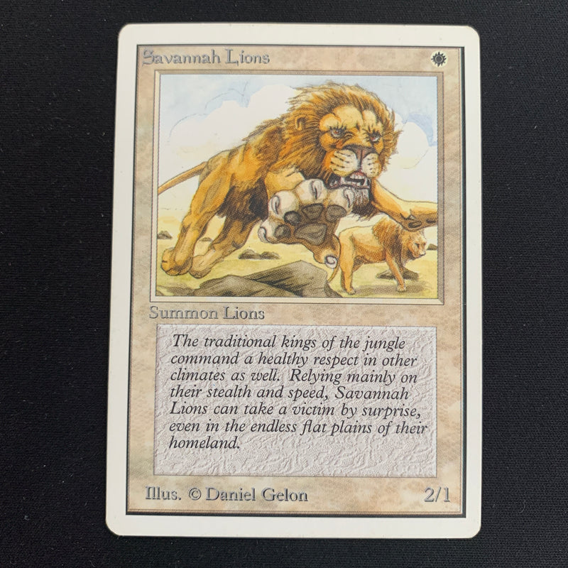 Magic the Gathering Savannah Lions - Unlimited 