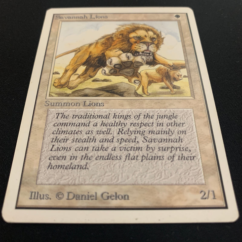 Magic the Gathering Savannah Lions - Unlimited 