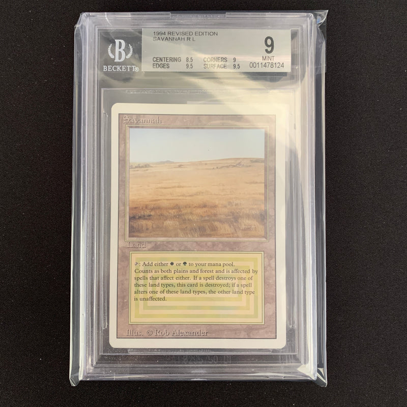 Magic the Gathering Savannah - Revised BGS 9 - 21591