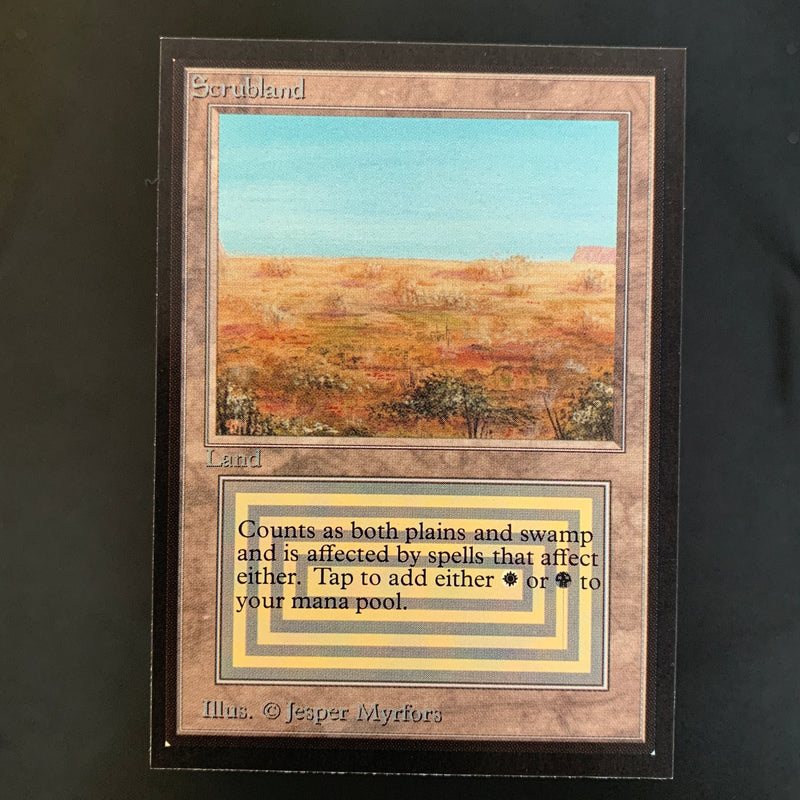 Magic the Gathering Scrubland - Collectors' Edition 