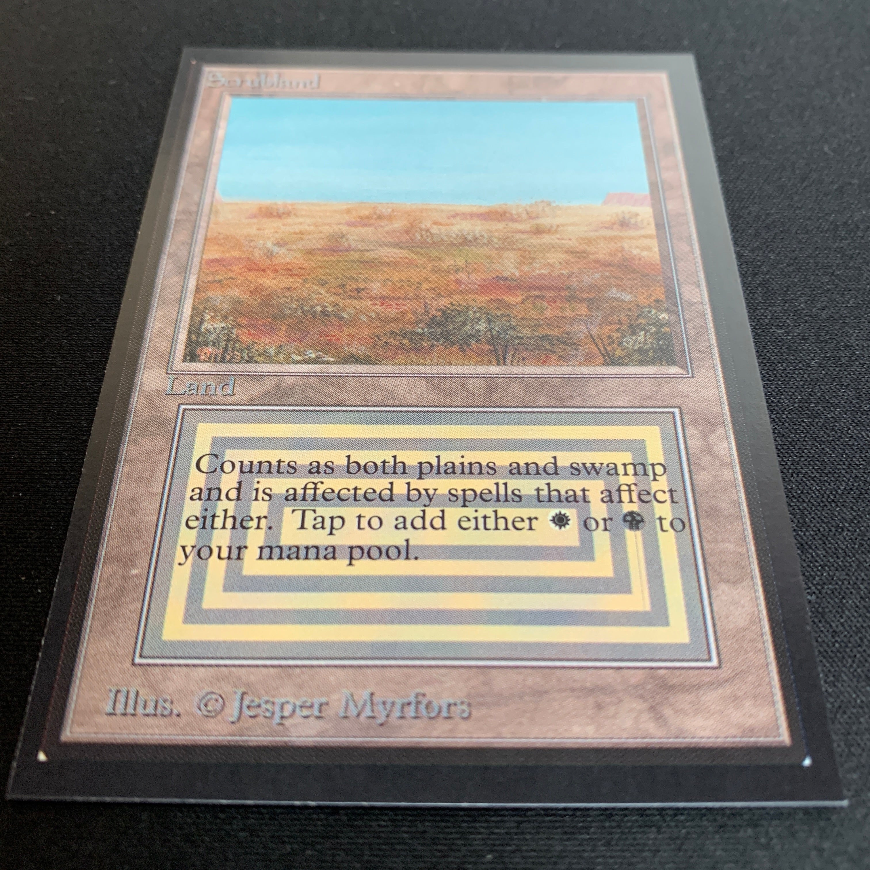 MTG Singles - Scrubland - Collectors' Edition - 