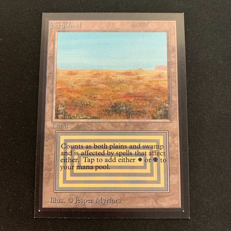 Magic the Gathering Scrubland - Collectors' Edition 