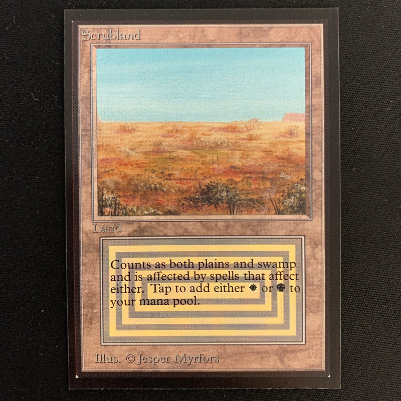 Magic the Gathering Scrubland - Collectors' Edition 