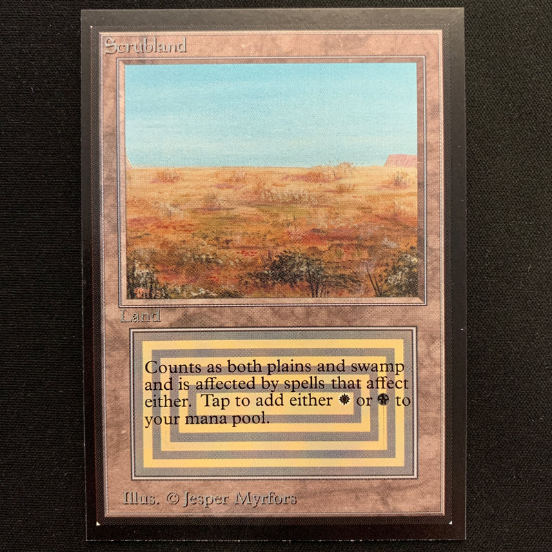 Magic the Gathering Scrubland - Collectors' Edition 