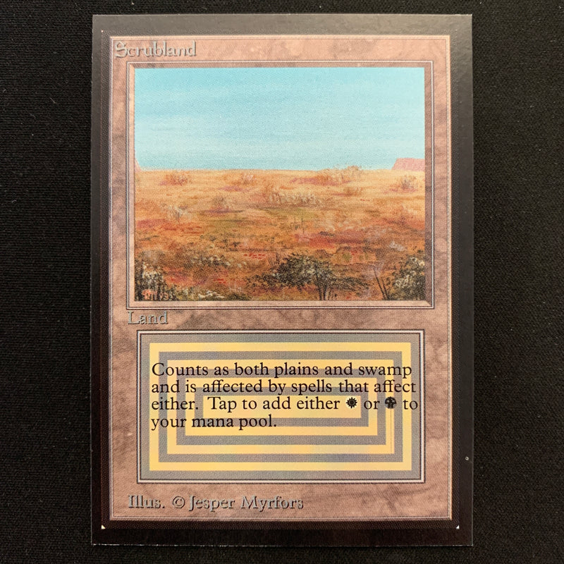 Magic the Gathering Scrubland - Collectors' Edition 