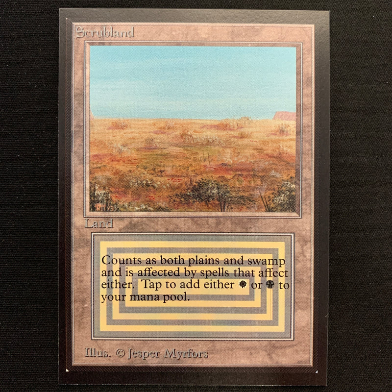 Magic the Gathering Scrubland - Collectors' Edition 