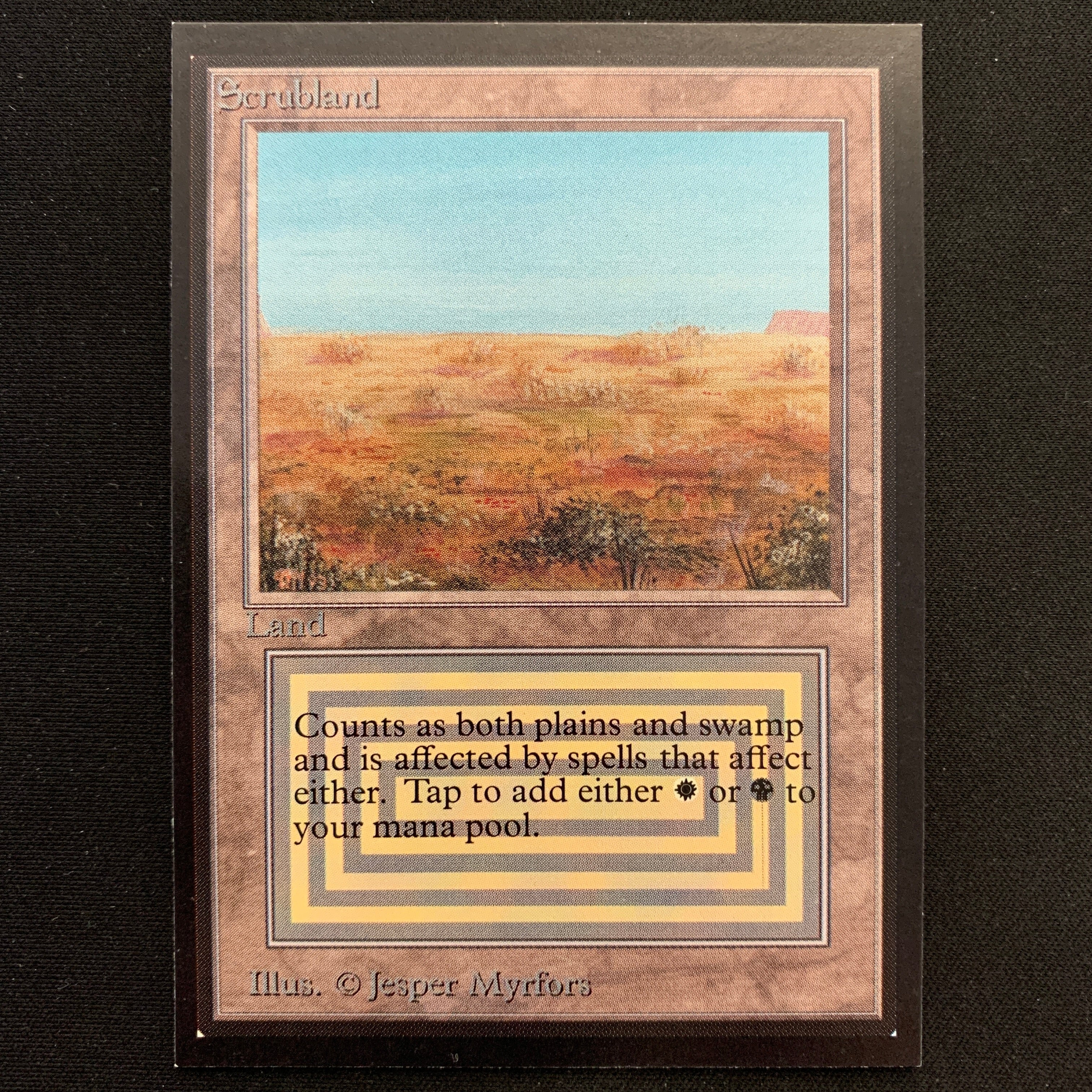 MTG Singles - Scrubland - Collectors' Edition - 