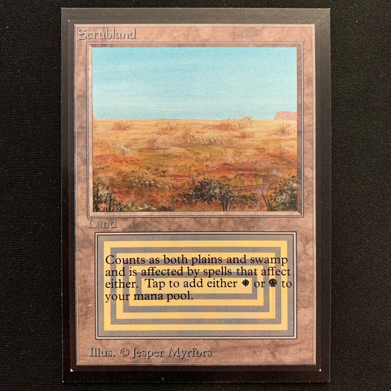 Magic the Gathering Scrubland - Collectors' Edition 