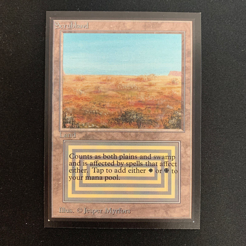 Magic the Gathering Scrubland - Collectors' Edition 