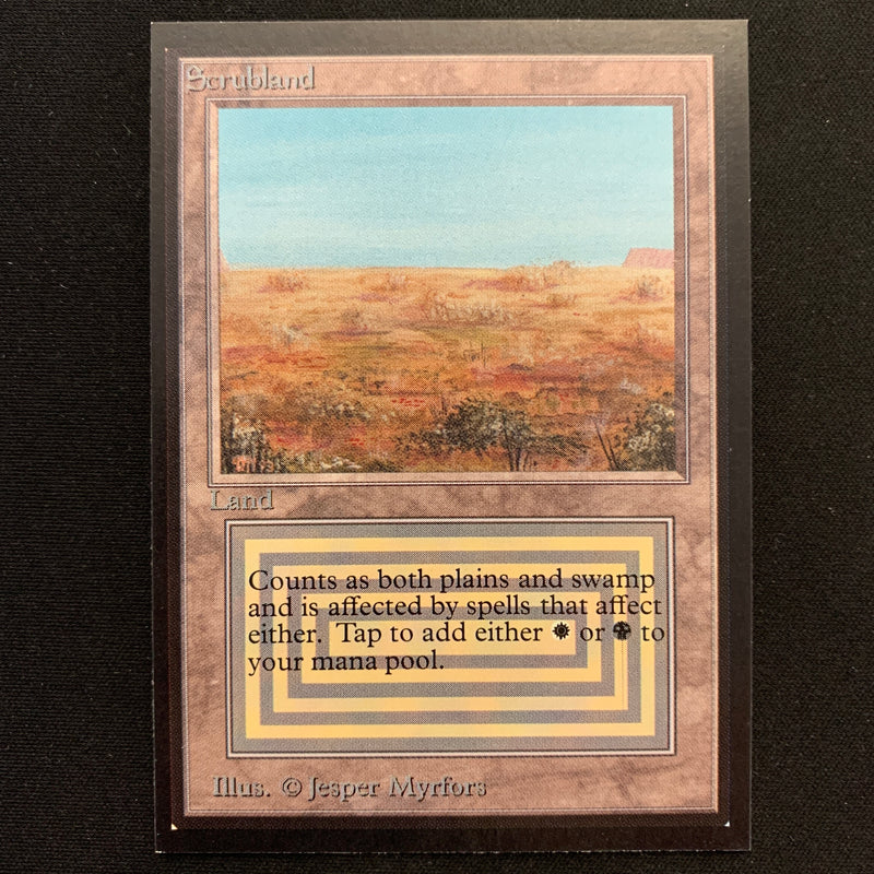 Magic the Gathering Scrubland - Collectors' Edition 