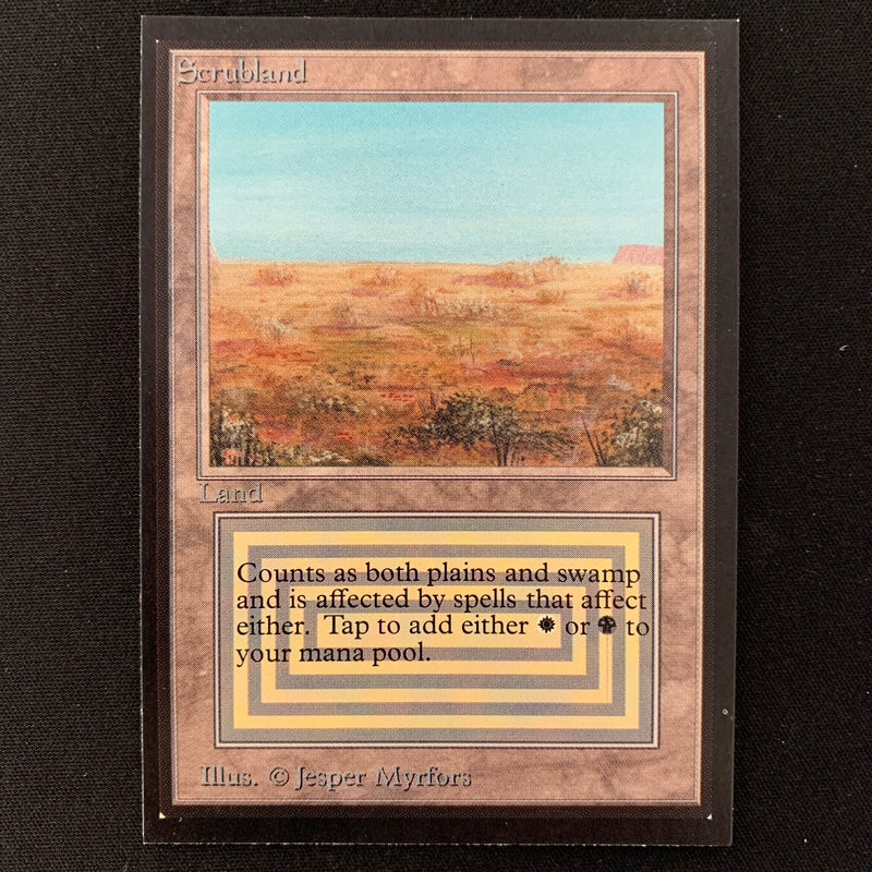 Magic the Gathering Scrubland - Collectors' Edition 