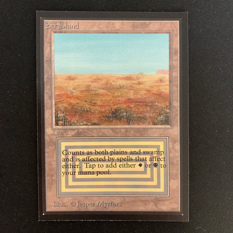 Magic the Gathering Scrubland - Collectors' Edition 