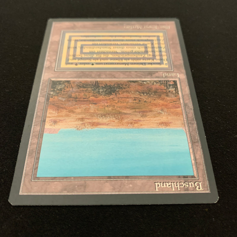 Magic the Gathering Scrubland - Foreign Black Bordered - German 