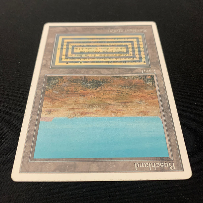 Magic the Gathering Scrubland - Foreign White Bordered - German 