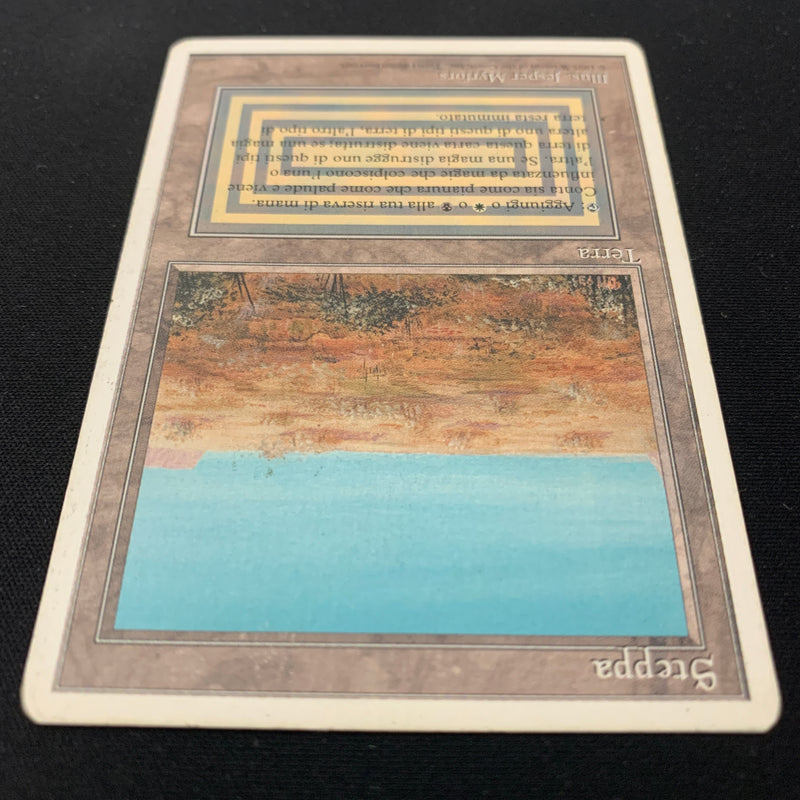 Magic the Gathering Scrubland - Foreign White Bordered - Italian 