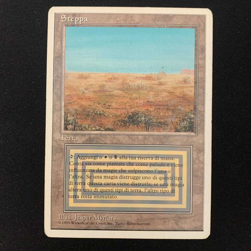 Magic the Gathering Scrubland - Foreign White Bordered - Italian 