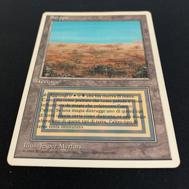 Magic the Gathering Scrubland - Foreign White Bordered - Italian 