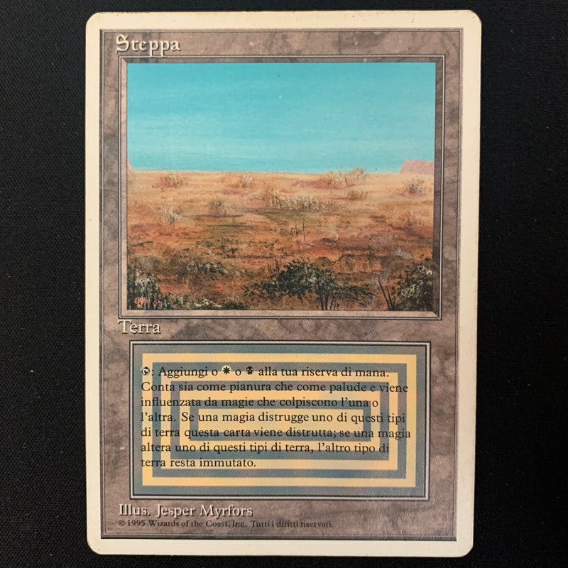 Magic the Gathering Scrubland - Foreign White Bordered - Italian 