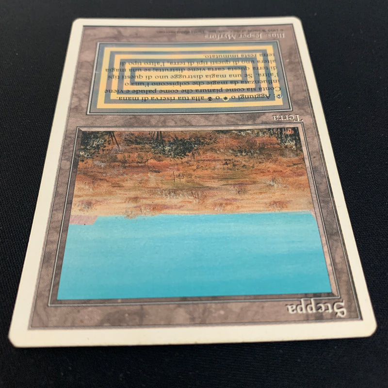 Magic the Gathering Scrubland - Foreign White Bordered - Italian 