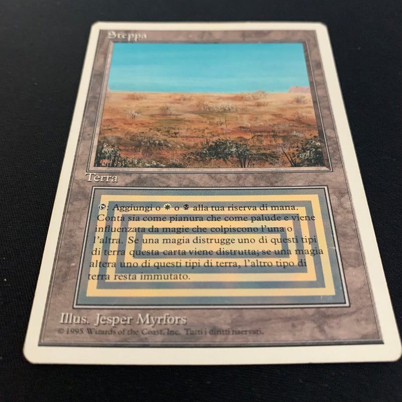 Magic the Gathering Scrubland - Foreign White Bordered - Italian 