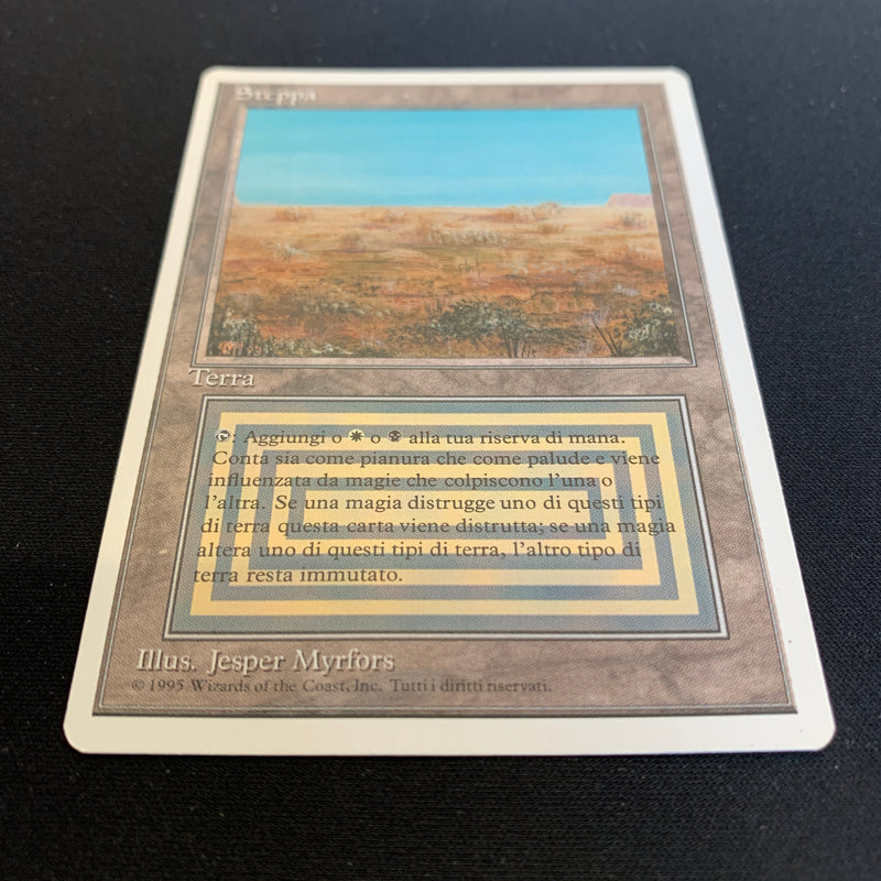 Magic the Gathering Scrubland - Foreign White Bordered - Italian 