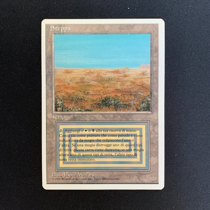 Magic the Gathering Scrubland - Foreign White Bordered - Italian 