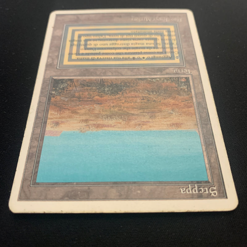 Magic the Gathering Scrubland - Foreign White Bordered - Italian 