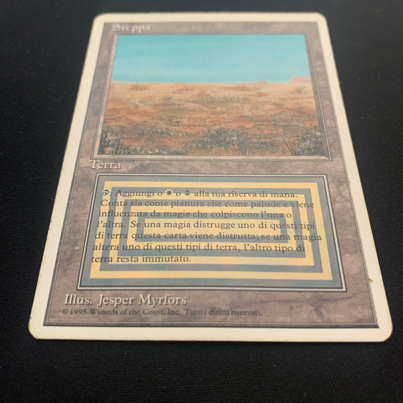 Magic the Gathering Scrubland - Foreign White Bordered - Italian 