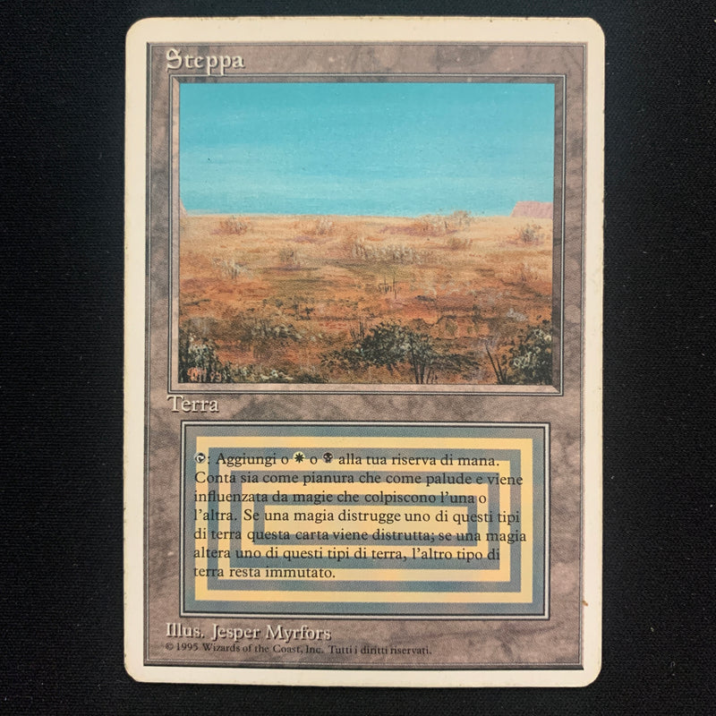 Magic the Gathering Scrubland - Foreign White Bordered - Italian 