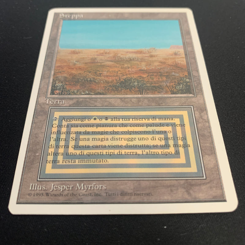 Magic the Gathering Scrubland - Foreign White Bordered - Italian 